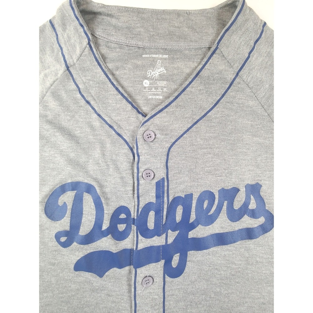 Los Angeles Dodgers Sandy Koufax 32 Gray Baseball Jersey XL Stadium Exclusive